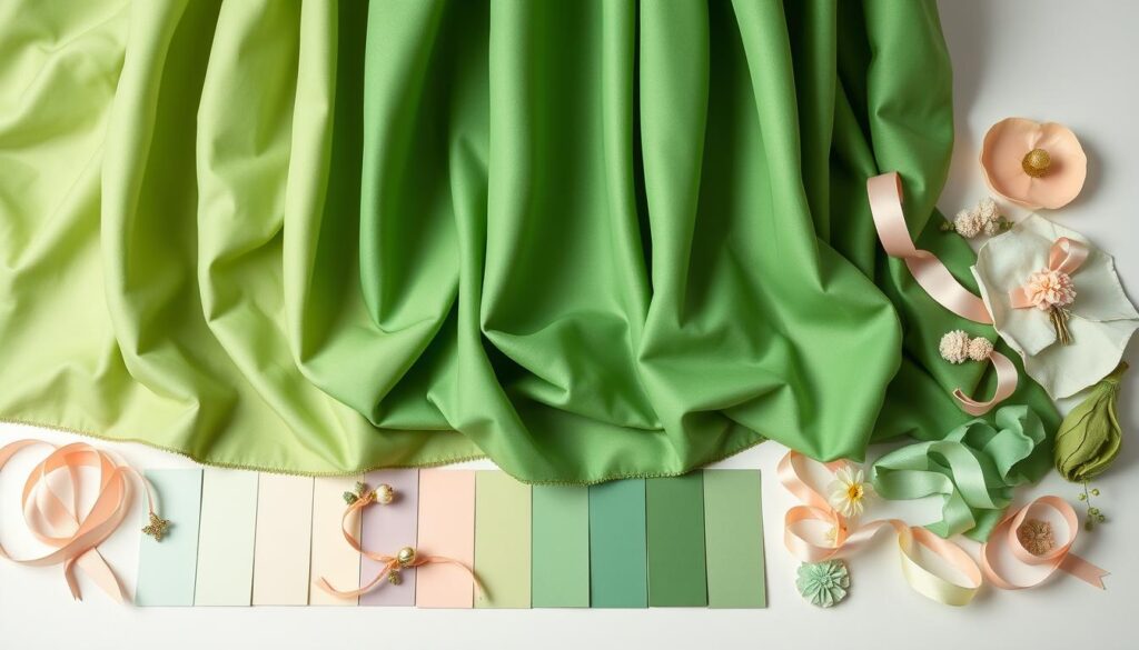 Paleta kolorów i materiałów do stroju wiosny jak zrobić Paleta kolorów i materiałów do stroju wiosny jak zrobić