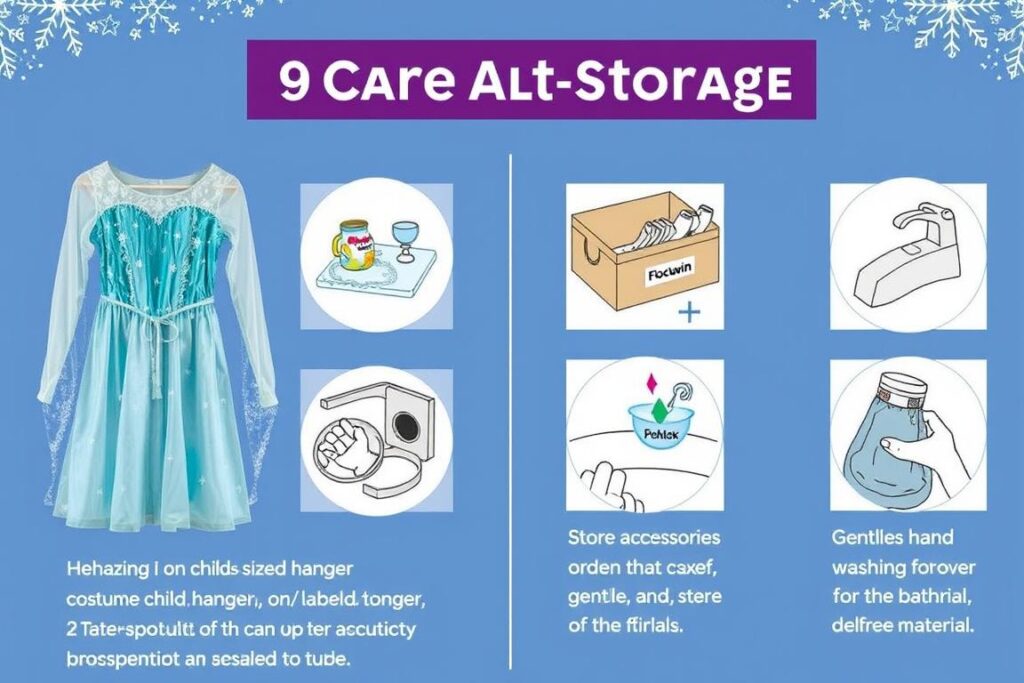 Praktyczne porady dotyczące pielęgnacji i przechowywania stroju Elsy