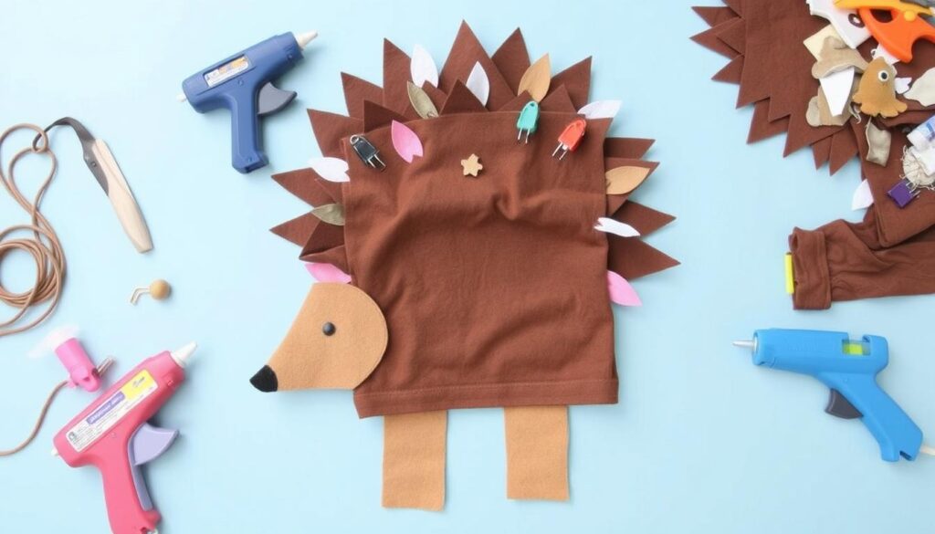 Strój jeża jak zrobić bez użycia maszyny do szycia